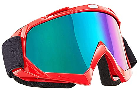 MOCNT Motorradbrille ATV Dirt Bike Brille Crossbrille Skibrille Sonnenbrille Motorradbrillen Anti Fog Schutzbrille Winddichte Motocross Brille Helmbrillen Buntes Len