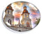 Santo Domingo Becken Ecuador Magnet Kühlschrank Gefrierschrank Magnet Aufkleber Souvenir Dekorationen Oval Kristall Magnet Küche Whiteboard