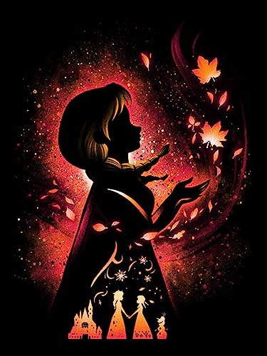 HUANNY DIY Diamond Painting Anna Diamond Art Kits, 5D Full Drill Cross Stitch Embroidery kit, Funny