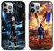 [2 Stück] Schutzhülle für iPhone 11 Hülle 6,1,Handyhülle Sport Fußball Legend Player Muster Design Ultra Slim TPU Silikon Stoßfest Kratzfest Junge Jungen Bumper Cover Case für iPhone 11,M6
