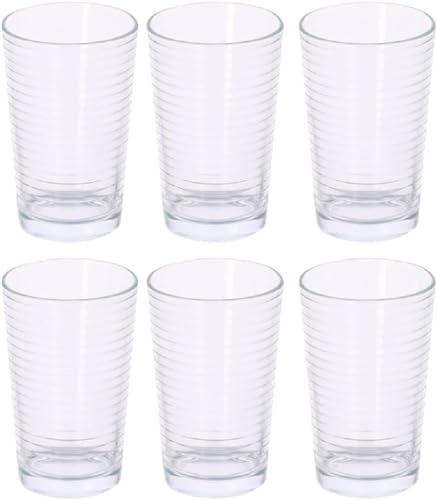 alpina Verres à Eau - Ensemble de Verres à Boire - Ensemble de 6 Pièces - Adapté au Lave-Vaisselle - 220 ml