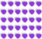 ZDZBLX 30 Pcs Fridge Magnets Strong Magnet Small Magnets Whiteboard Magnets for Crafts Magnets Heavy Duty Cute Mini Magnets Fridge Magnets for Adults,Magnets for Whiteboard Notice Board (Heart,Purple)