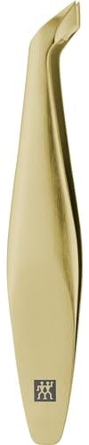 ZWILLING Nagelhautknipser (Präzises Entfernen von Nagelhautresten, Scharfe, Abgewinkelte Schneiden, Hypoallergen), Mattiert, Premium, Gold