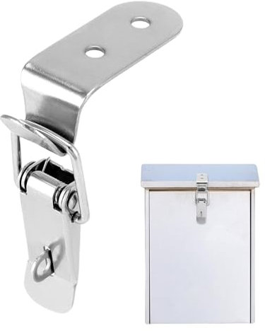 90-Degree Spring Toggle Lock - Latch Catches Hasps Clamps - Heavy Duty Stainless Steel Lock with Clasp Buckle Latch for Repair, Welding, Clamping