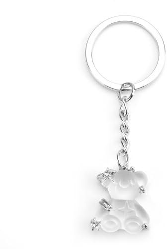 Bär Schlüsselanhänger,Schlüsselanhänger Süß,Geschenke Für Frauen,Süße Geschenke,Geschenk Für Schwester Geburtstag,Schlüsselanhänger Personalisiert,Pärchen Geschenke Ideen,Kleine Geschenke Für Kollegen