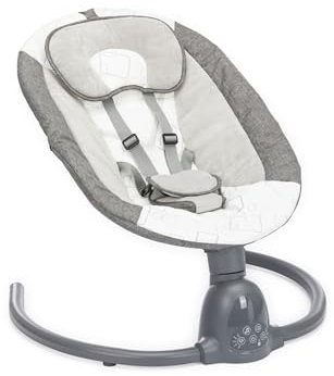 Fillikid Elektrische Baby Wippe Luna Exklusiv | Babyschaukel mit Mückennetz, 5-Punkt Sicherheitsgurt, Fernbedienung & Mobile | Baby Bouncer ab Geburt bis 9 kg | Perfekte Komfortlösung für Ihr Baby
