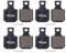 Bamyli 4 Pairs Disc Brake Pads for MAGURA MT7 MT5 MT8 Semi-Metallic Bicycle Disc Brake Pads,Noise Reduction,Wear Resistance and High Temperature Resistance