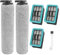 DingGreat Brosses et filtres pour aspirateur Bissell Crosswave Hard Floor Expert 3831 HF2 3845 3847 3848, pour pièces de rechange Bissell Crosswave