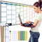 Jahresplaner 2025 Wandkalender laminiert, abwischbar, gerollt ohne Falten (118 x 42cm), Wandkalender & Jahreskalender groß dickes Papier von Glacient