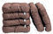 TexDeko® 6er Pack Premium Stuhlkissen 50x50x12 cm Sitzauflagen Polsterauflagen UV-Schutz & Wasserabweisend Bodenkissen Outdoor/Indoor Loungekissen für Garten, Freizeit & Sommer (Braun)