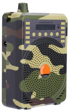 Zymoplas Amplificador de Control Remoto Recargable de Larga Distancia amplificadores de Voz de para Caza amplificadores de Sonido Altavoz de Llamada de pájaro de para Caza