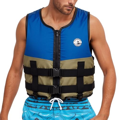 Schwimmlernweste Erwachsene Schwimmhilfe Wassersport Kajak Bootfahren Schnorcheln Leichte Auftriebsweste Herren Damen Prallschutzweste Jetski SUP Wakeboard Schwimmweste Schwimmjacke Segeln Surfen