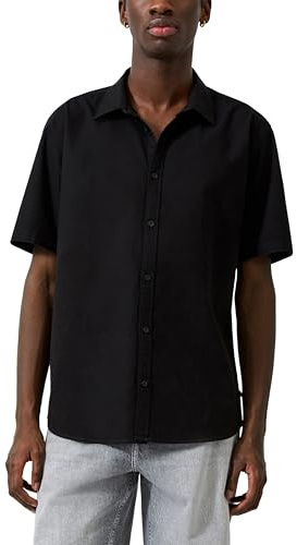 QS Herren 2183559 Hemd Kurzarm (1er Pack)