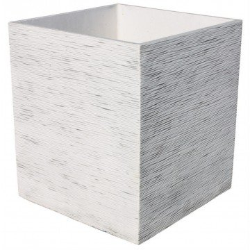2 unités Jardinière carrée béton Maxi 97 x 97 x 80 cm. Naturel Gris