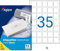 APLI 102168 Kopierfolien Etiketten 3500 Küchenhilfe A4 35 x 35 mm