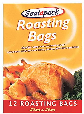 4 x Sealapack Large Roasting Bags 12 Pack Basting Oven Bag Meat chicken Veg Roast Turkey