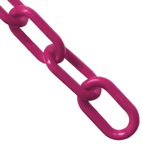 Mr. Chain 51018-25 Absperrkette, Kunststoff, 5 cm, Gliederdurchmesser 7,6 m, Magenta