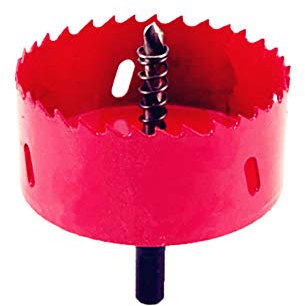 M42 HSS Sierra de agujero bimetálica con adaptador hexagonal y taladro centrado para madera de hierro hoja de plástico (100 mm)