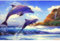 AZYVv Erwachsenen Puzzle 1000 Teile 3D Puzzles Zwei Delfine DIY Frei Zeit Home Dekoration Kreative Kunst