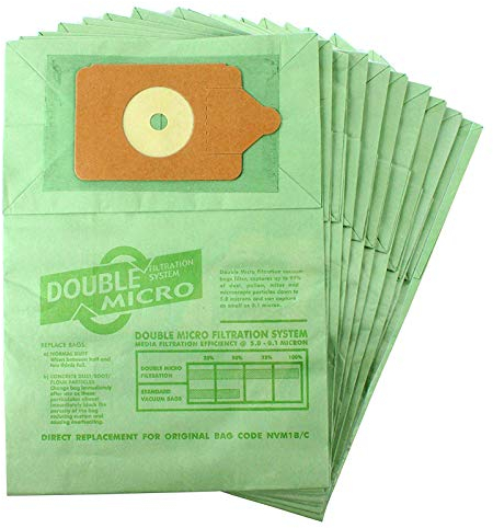 SPARES2GO Paper Dust Bags for Numatic Henry Hetty Vacuum Cleaner (Pack of 10)