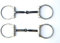 EquiSportsProducts Westerngebiss D-Ring Snaffle Jointed Mouth 5´´