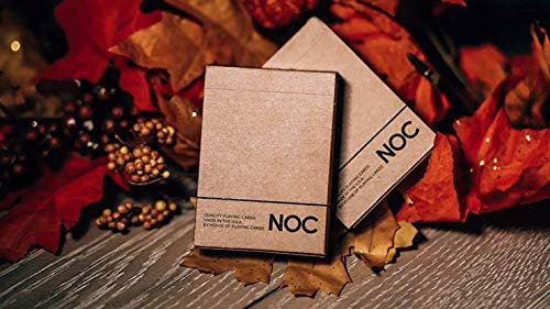 HOPC Spielkarten Noc on Wood Brown Playing Cards