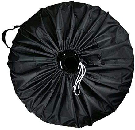 BSTCAR 1 Stück Reifentasche 80 * 47cm, Autoreifen Tasche Reifenschutzhülle Oxford-Stoff Staubdicht Und Wasserdicht, Sauberen Transport Und Sichere Aufbewahrung, Schwarz