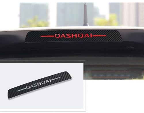 Qirc Zusatzbremslicht Aufkleber Dekoration 3D Kohlefaser High Position Bremsleuchte Abdeckung Passend Für Qashqai Car Shape (2016)
