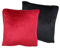 Moon Kissenbezug 2er Pack Cashmere Touch, 80x80 cm, Winter Wendekissenhülle Plüsch (rot/schwarz)