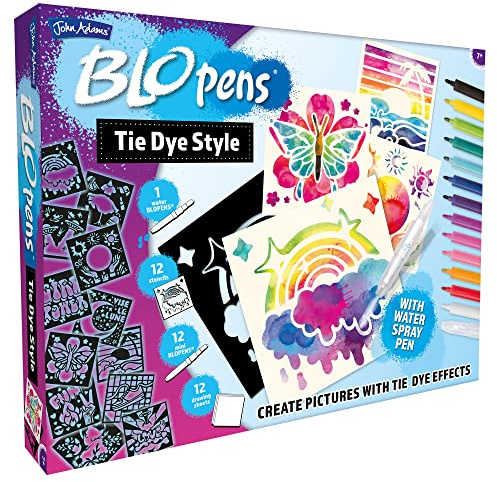 John Adams, BLOPENS® Tie Dye Style: Create amazing pictures with tie dye effects!, Arts & crafts, Ages 7+