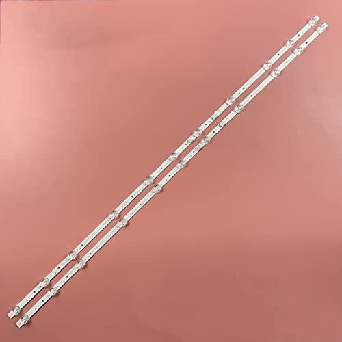 BAVALU Bande de rétroéclairage LED for téléviseur Thomson 43quot; 43ud6426 TCL L43S6500 43A260 43V2 4C-LB4311-ZM06J ZM08J HR01J 43HR330M11A1 GIC43LB32(20PCS 10TV)