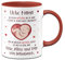 Tassenbrennerei Keramik, Tasse - Liebe Mama diesen Muttertag bin noch in deinem Bauch - Muttertagsgeschenk in der Schwangerschaft für werdende Mütter - Kaffeetasse mit Spruch (Rot)
