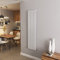 White Vertical Radiator Single Column Flat Panel Central Heating Radiators 1600 * 408mm