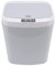 Qcwwy Poubelle Automatique, 16L Poubelle de Salle de Bain avec Couvercle Poubelle Automatique à Induction sans Poubelle à Compost de Cuisine Facile à Utiliser Poubelle (Gris)