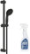Pommeau de douche GROHE Vitalio Start 2 jets avec barre noir mat + nettoyant GrohClean
