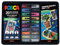 POSCA - Uniposca Set Completo, Valigetta Colori per Bambini e Artisti per Ogni Superficie, 20 Pennarelli Acrilici Punta Fine, Extra Fine e Media Anche per Tessuti, Lavabili su Vetro e Acquerellabili