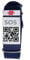 Qr SOS-Armband, Notfälle, Unfälle, Gesundheitswesen, Schutz, Sicherheit, Identifizierung, Gesundheitszustand, Medikamente, Sport, Kontakte, Diabetes, Allergien, Epilepsie, Warnungen (Navy blau)