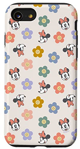iPhone SE (2020) / 7 / 8 Disney Minnie Mouse Springtime Flowers and Happy Smiles Case
