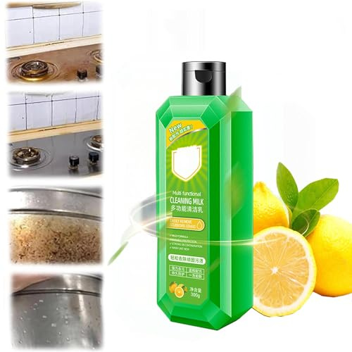 Powerful Multifunctional Cleaning Milk, Neu Vielseitiges und leistungsstarkes Reinigungsmittel, 300g Allzweckreiniger Spülmittel Putzmittel,Schaumreiniger Allzweckreiniger für Küche, Bad, Auto (1PC) | Vielseitiges und leistungsstarkes Reinigungsmittel, Allzweckreiniger Spülmittel Putzmittel,Schaumreiniger Allzweckreiniger