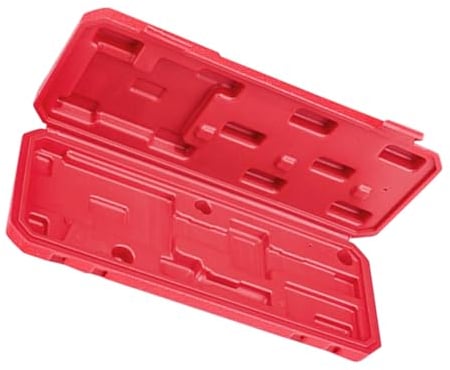 ORFOFE Box Messschieber Box Werkzeugbehälter Tragbarer Messschieberhalter Kleiner Organizer Messschieber Aufbewahrungshalter Messschieber Organizer Linealbehälter Kunststoff