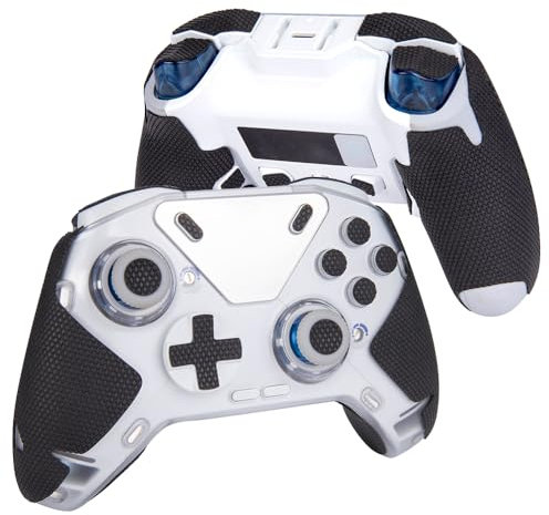 Hotlinegames Controller-Griffband, kompatibel mit Flydigi Apex 4, rutschfest, schweißabsorbierend, einfach anzubringen, Griffe + Tasten + Auslöser (schwarz)