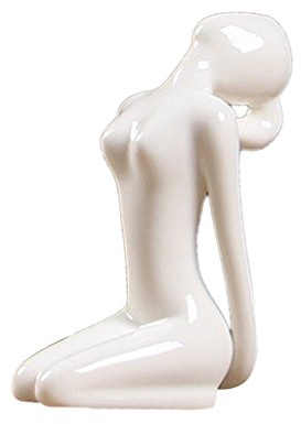 FLCPJGV Moderne Yoga Skulptur für Zuhause Weiß, Typ 10