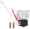 Hotend Kit für ELEGOO Neptune 4/Neptune 4 Pro, Ganzmetall Extruder Hot End Kit, hochtemperaturbeständiger Hotend Heizblock mit 2 Stück 0,4 mm Messingdüsen