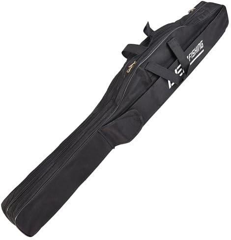 Angeltasche Rutentasche,3 Schicht 150 cm Rod Case,Angelrutentasche,Fishing Rutentasche,Portable Folding Angelrute Tasche Für Rutenhalter,Angelgerät,Angelruten