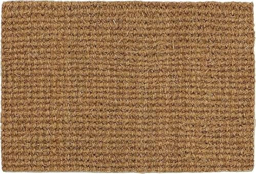 Pro Home Door Mat 40x60cm – Boucle Design Coir Door Mats with Anti-Slip Back – Durable Door Mats Outdoor for Mud and Wet Shoes in Garden, Entryway or Porch (Pack of 1)