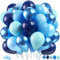 YianHien 60Pcs Blue Balloons, 12 Inch Navy Blue Party Balloons, Latex Balloon for Birthday, Graduations, Baby Shower, Weddings, Anniversary and Engagements Decorations