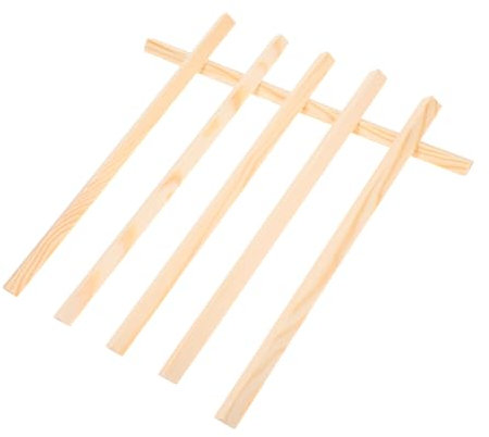 Veemoon 6stücke Holzfensterverkleidung Dreieckige Kiefernholzleisten Fensterdekostab Für Diy-heimprojekte Bastelmaterial Fotorequisiten Rustikale Verkleidung Für Fenstergitter