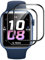 Carantee Verre Trempé pour Apple Watch 10 46 mm, 2 pièces 9H Dureté Haute Sensibilité protection écran, Ultra HD 3D plein écran vitre protection, Sans Bulles pour 10 46 mm Film Protection D'écran