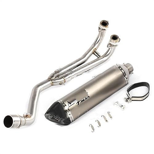 Tubo Di Collegamento Di Scarico Marmitta Moto Da Corsa Motocross Per Y&amaha Tmax530 Tmax500 2008-2016 Tmax T-max 530 500 Automobilistico(Type M)