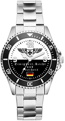 KIESENBERG Soldat Geschenk Bundeswehr Artikel Idee Fan Uhr 6036